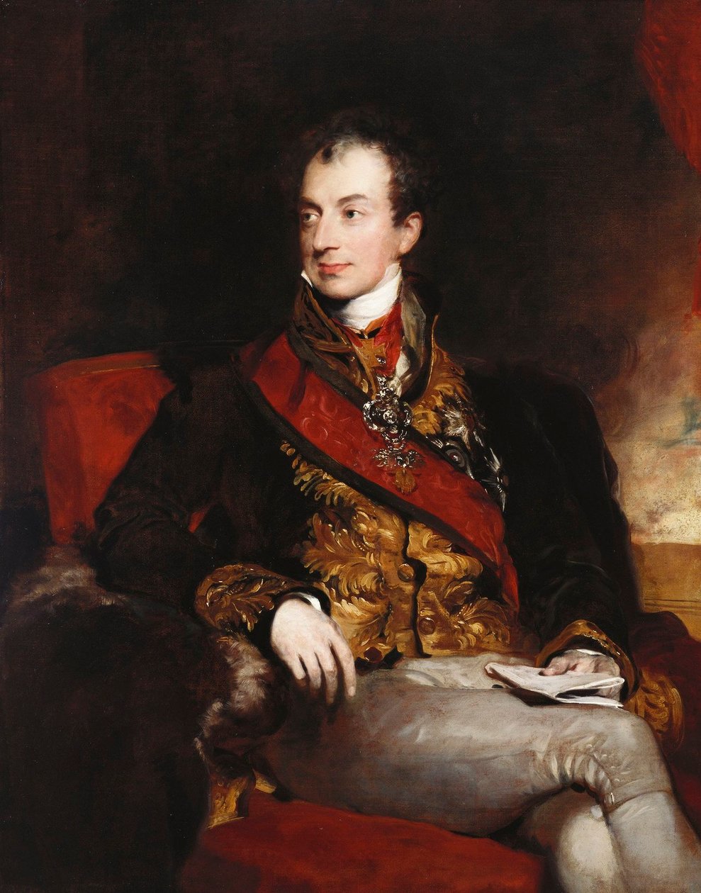 Clemens Lothar Wenzel, książę Metternich (1773-1859) autorstwa Thomas Lawrence