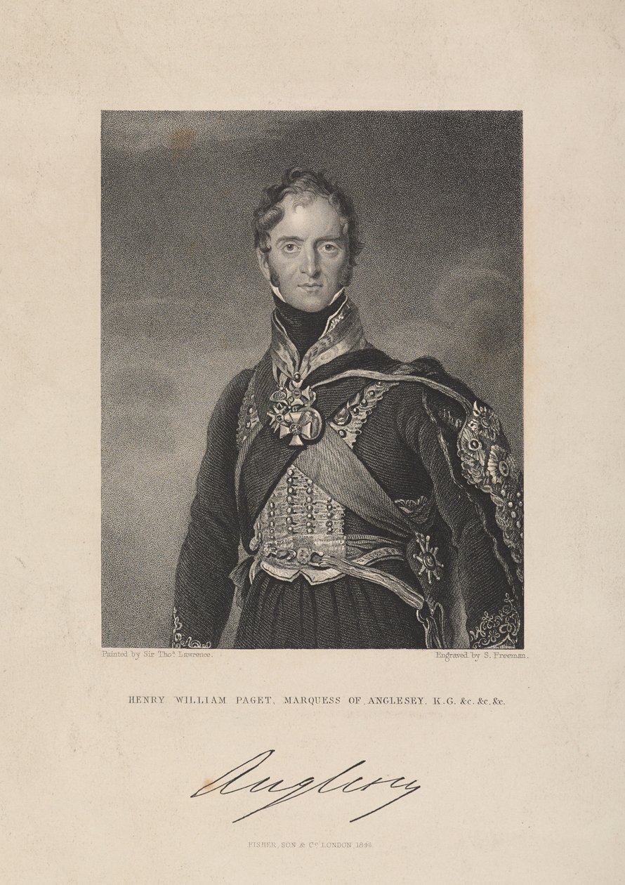 „Henry William Paget, markiz Anglesey KG?, 1846” autorstwa Thomas Lawrence