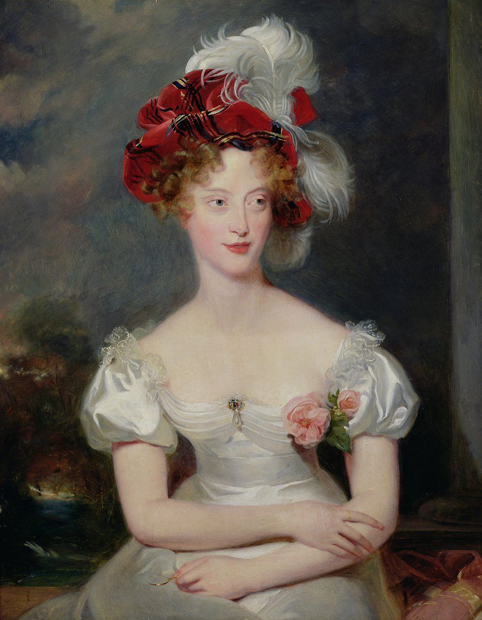 Duchesse de Berry (1798-1870) c.1825 (olej na płótnie) autorstwa Thomas Lawrence