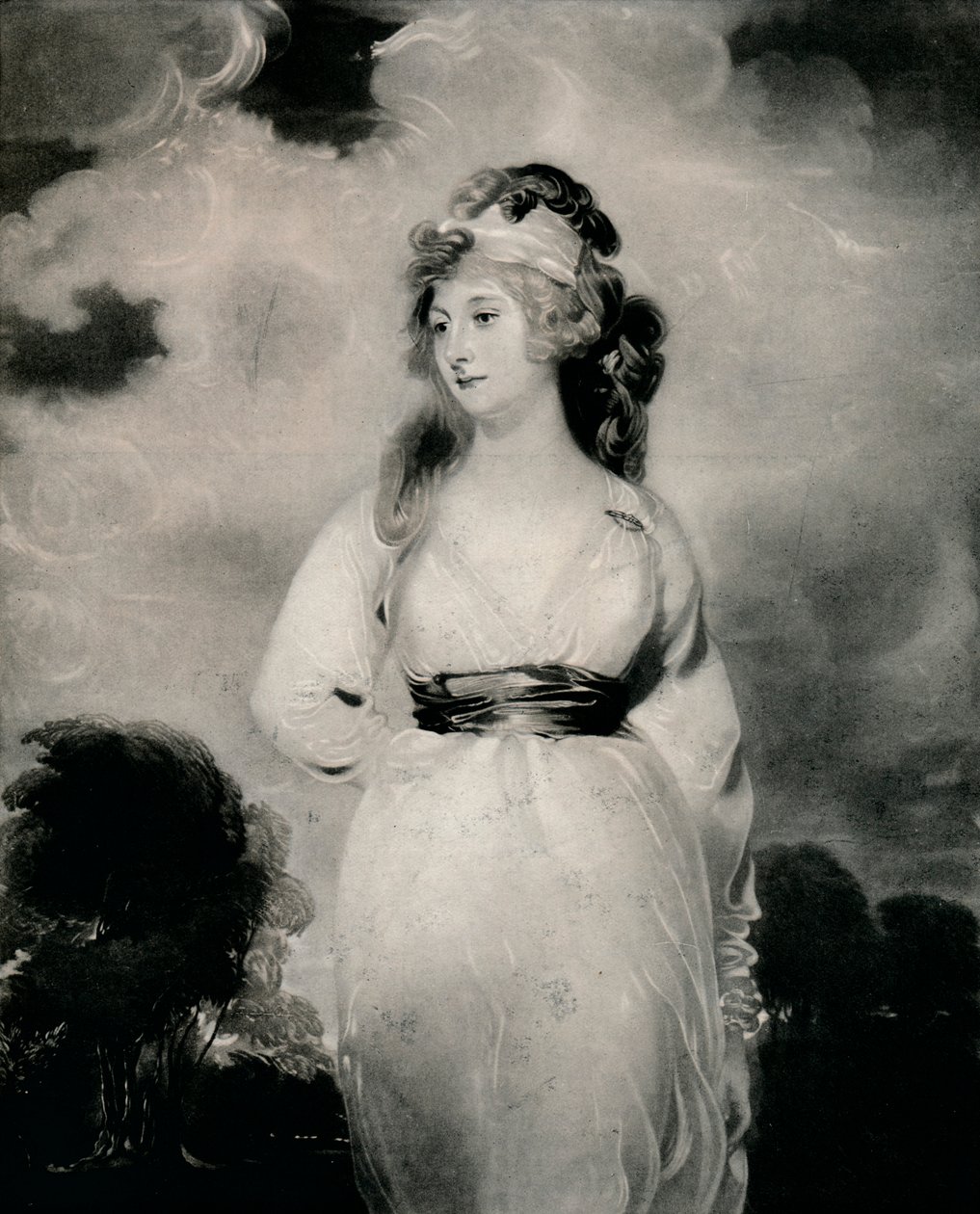 Lady Amelia Anne Hobart, wicehrabina Castlereagh, markiza Londonderry, c1800, 1 autorstwa Thomas Lawrence