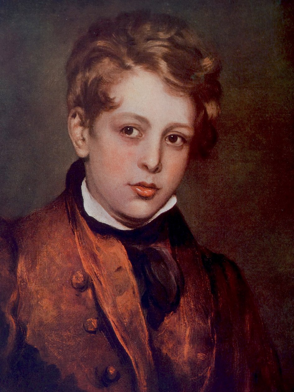 Lord Byron, angielski poeta jako chłopiec autorstwa Thomas Lawrence