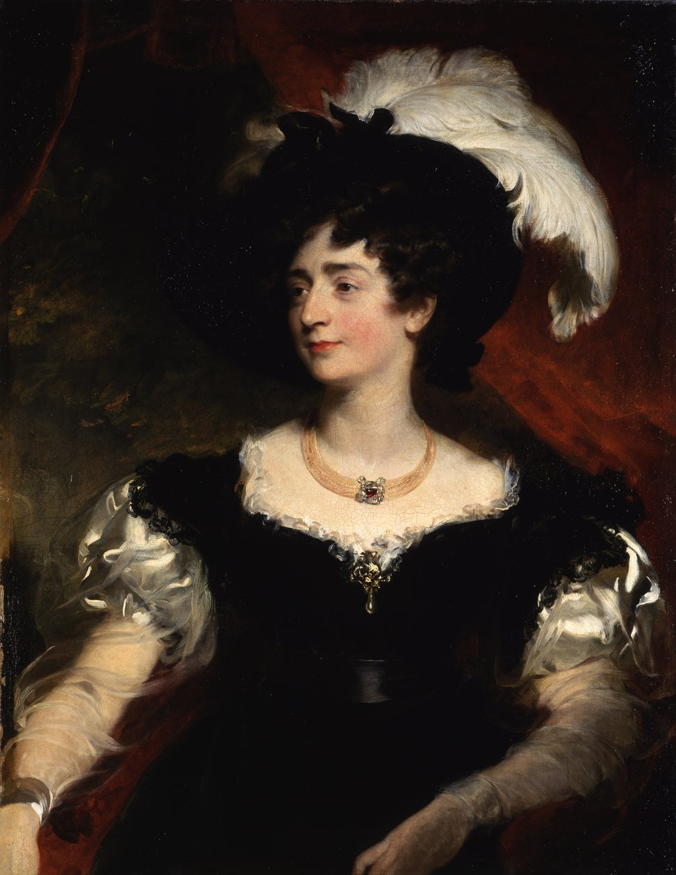 Portret Charlotte Florentii, żony Hugh, 3. księcia Northumberlandm 1828-29 (olej na płótnie) autorstwa Thomas Lawrence