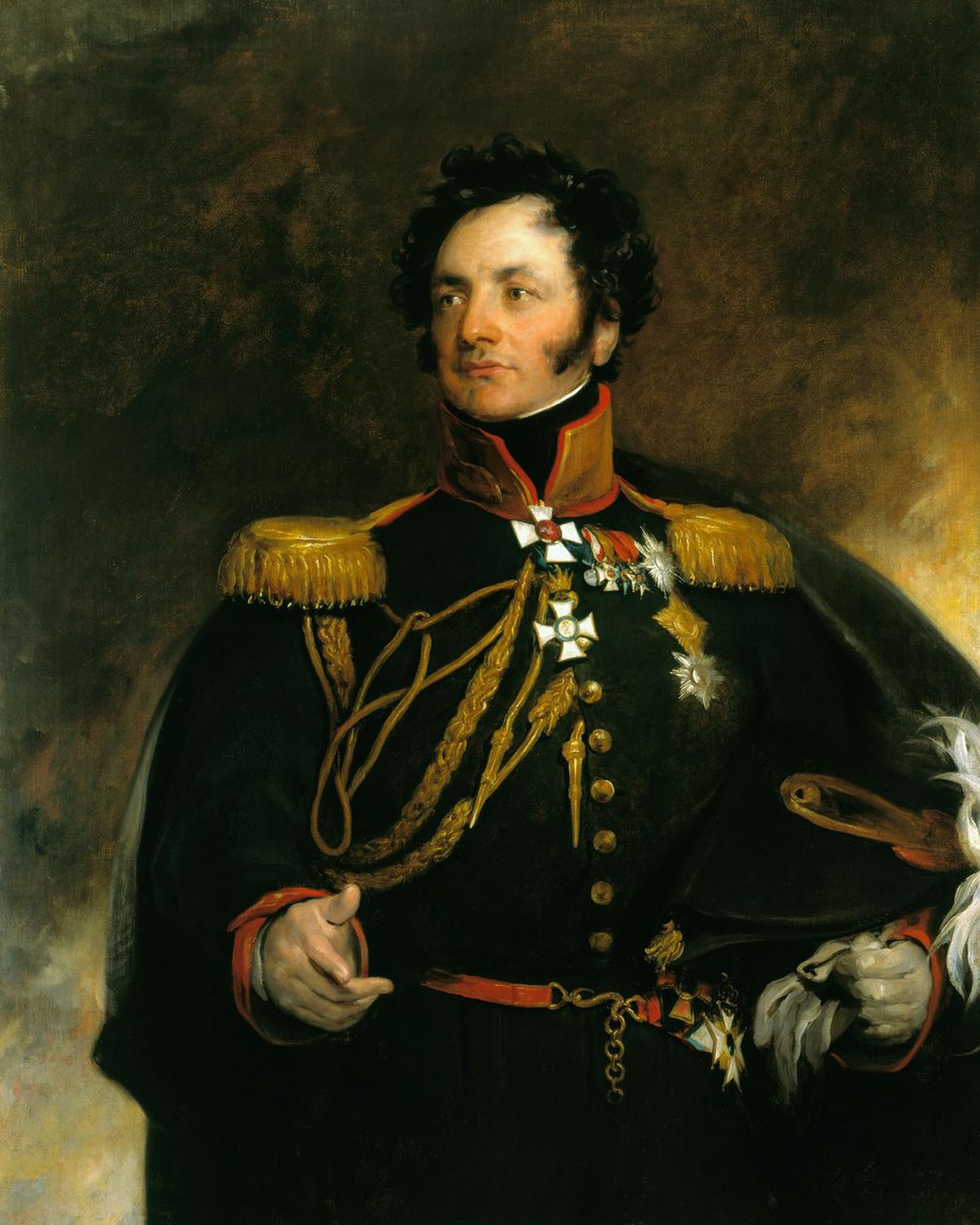 Portret generała Fiodora Pietrowicza Uvarova 1773-1824, 1818 autorstwa Thomas Lawrence