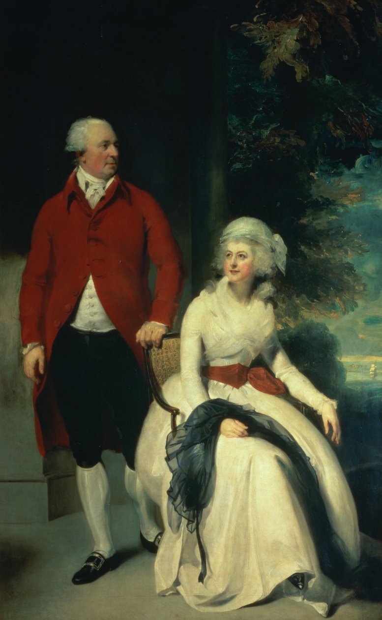 Portret Jana Juliusza Angersteina (1735-1823) i jego drugiej żony Elizy (1748/9-1800), ok. 1792 (olej na płótnie) autorstwa Thomas Lawrence