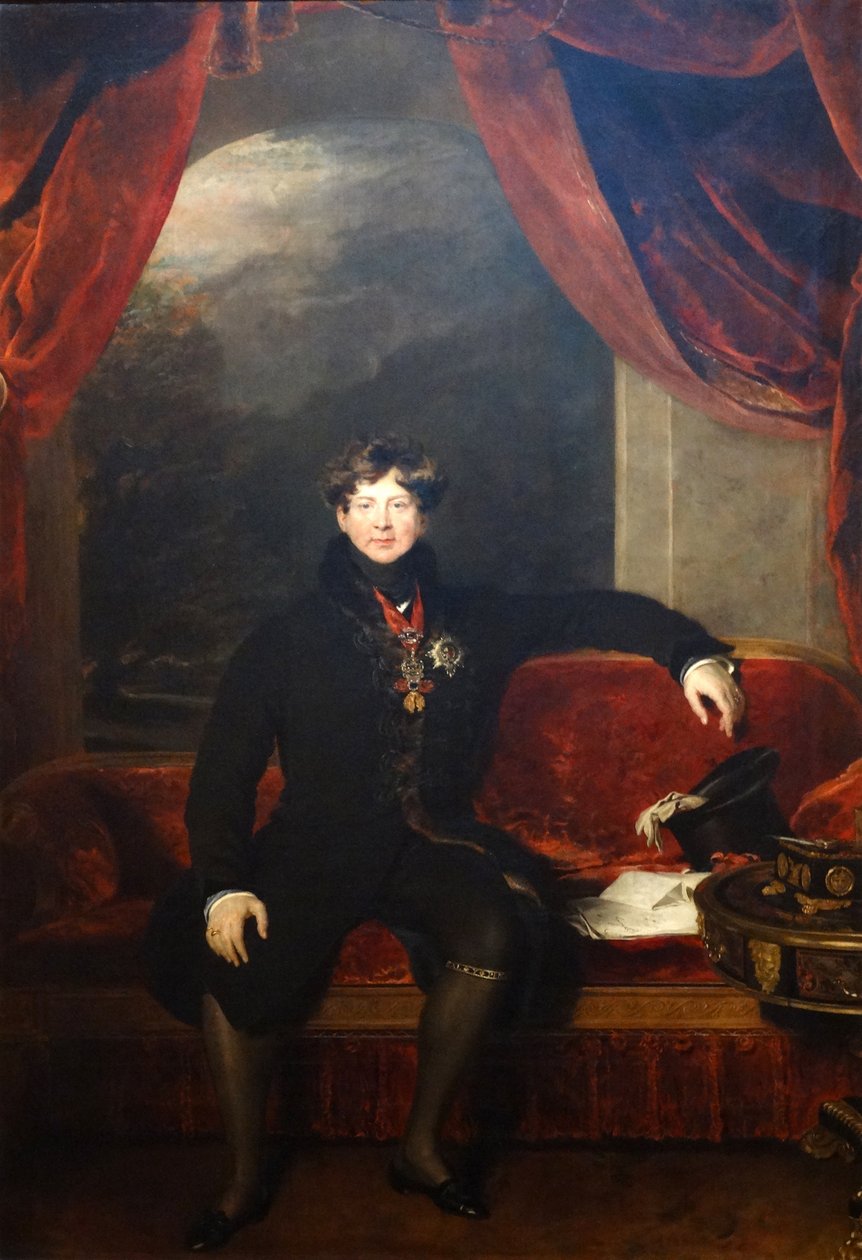 Portret króla Jerzego IV autorstwa Thomas Lawrence