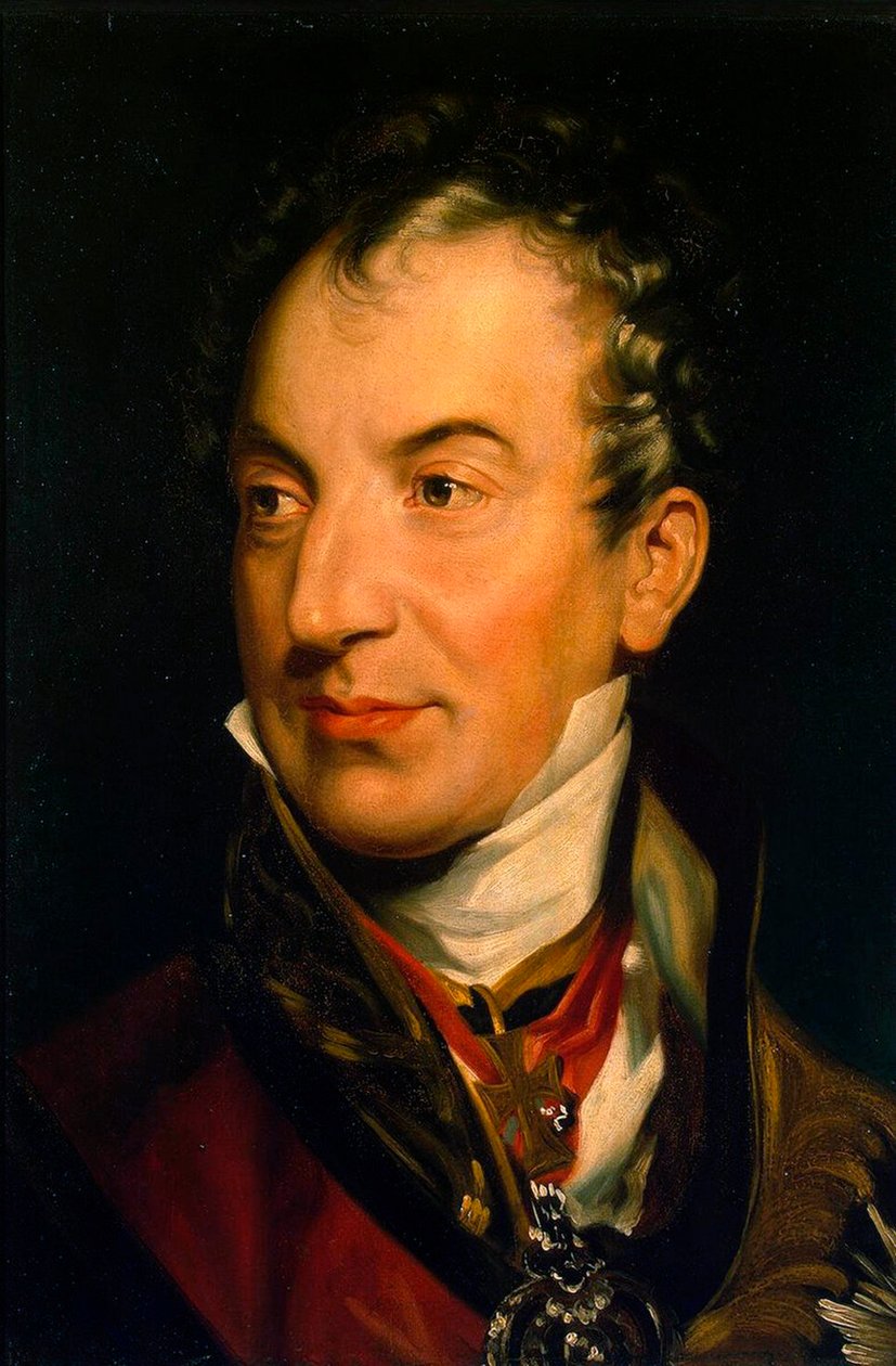 Portret Klemensa Wenzla, księcia von Metternich