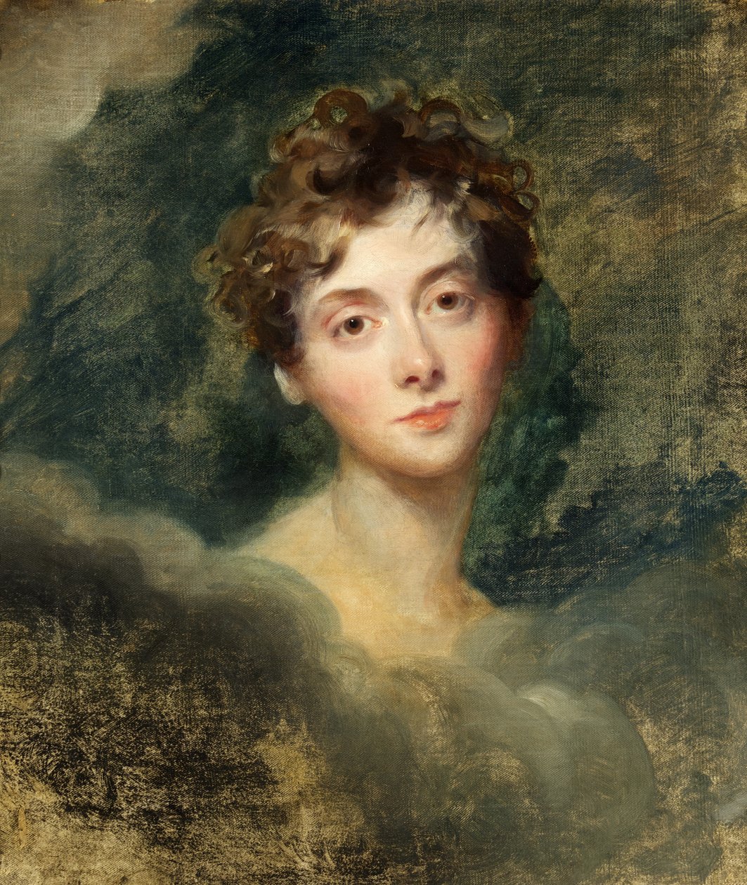 Portret Lady Caroline Lamb (1785-1828) c.1827 (olej na płótnie) autorstwa Thomas Lawrence