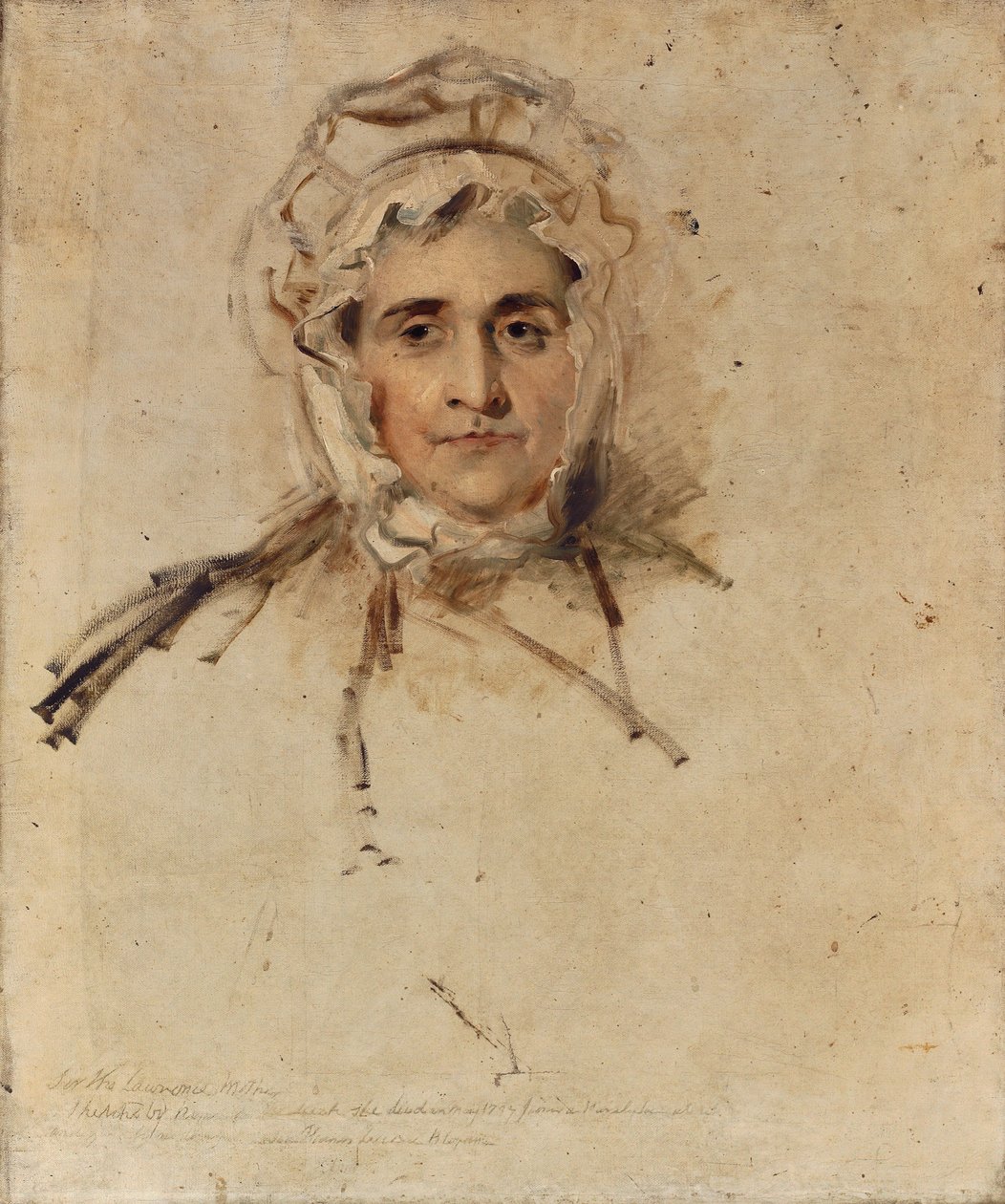 Portret Lucy Lawrence, matki artysty, szkic autorstwa Thomas Lawrence
