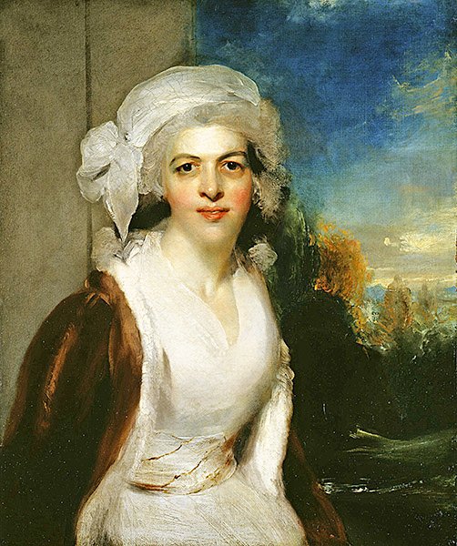Portret Rebeki, Lady Simeon (olej na płótnie) autorstwa Thomas Lawrence