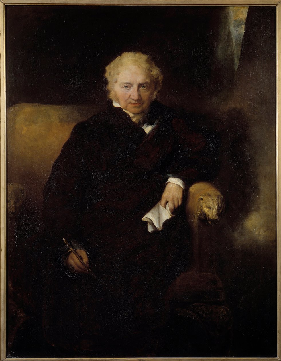Portret malarza Henri Fussli (lub Fuseli) (1741-1825) Obraz Sir Thomasa Lawrence