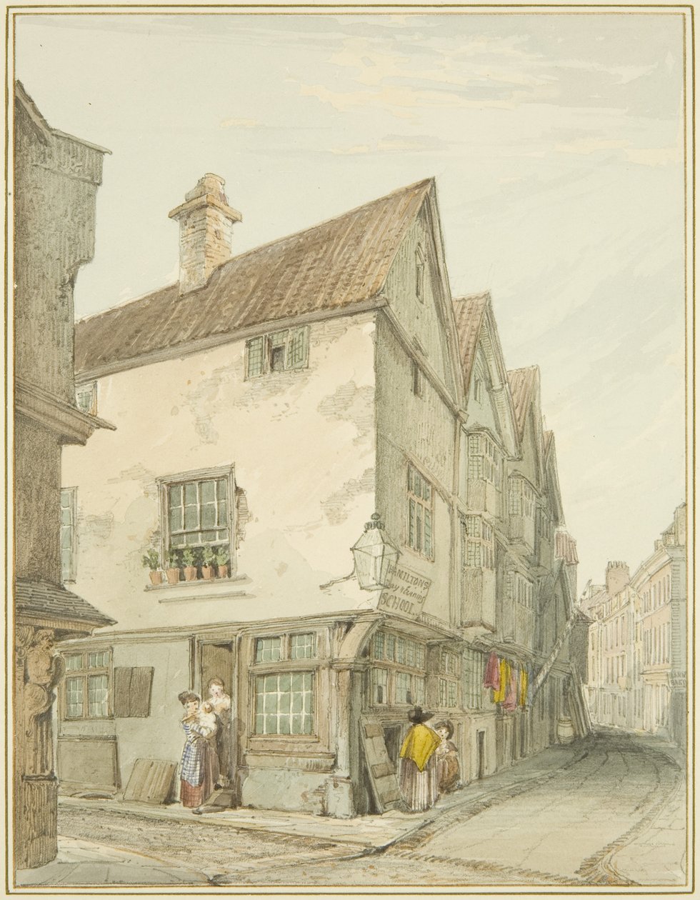 Zakątek Zamku Zielonego autorstwa Thomas Leeson the Elder Rowbotham