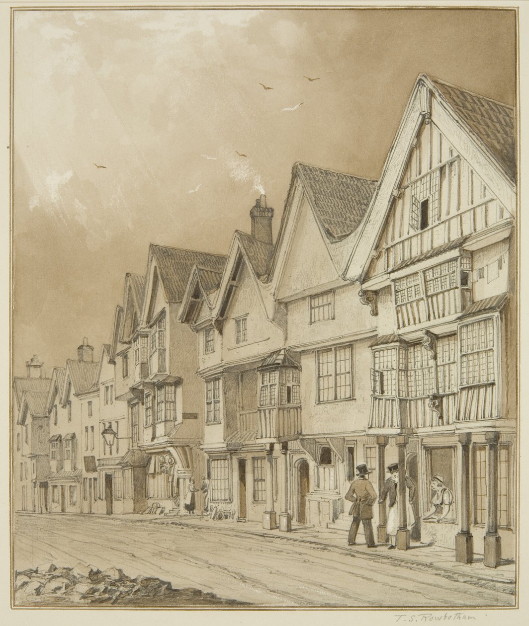 West side, Temple Street, z White