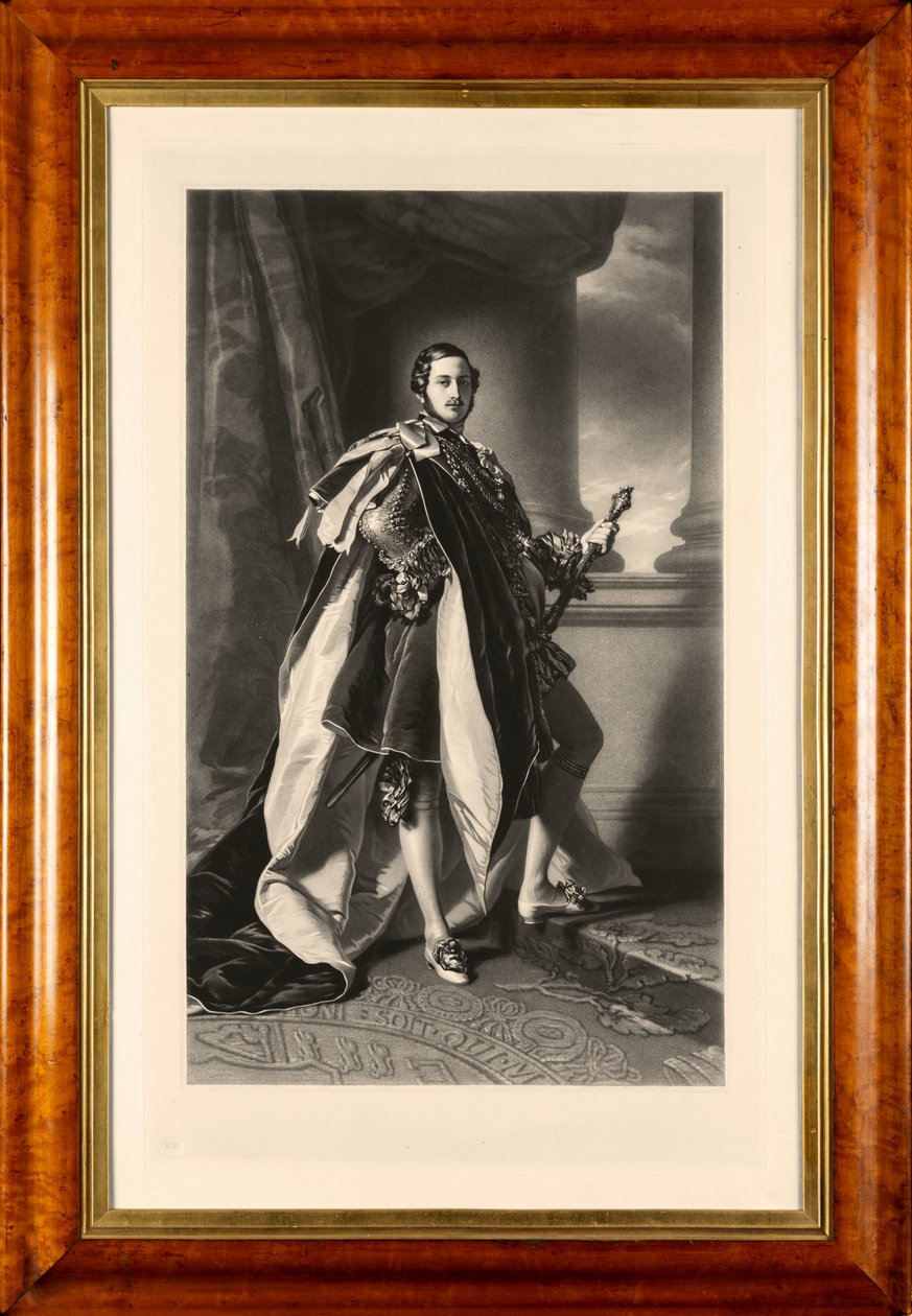 Jego Królewska Wysokość Książę Małżonek (mezzotinta) autorstwa Thomas Lewis Atkinson