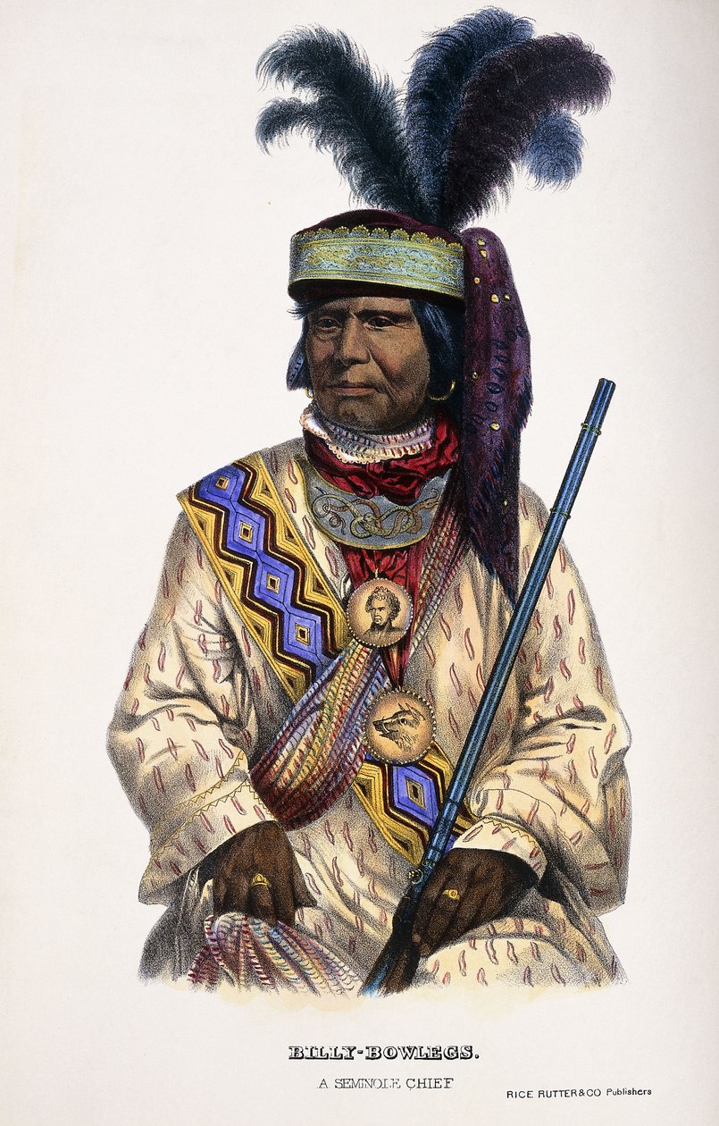 Billy-Bowlegs, szef Seminole, 1899 autorstwa Thomas Loraine McKenney