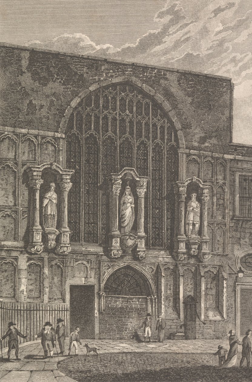 Widok na kaplicę św. Magdaleny, Guildhall autorstwa Thomas Lord Busby