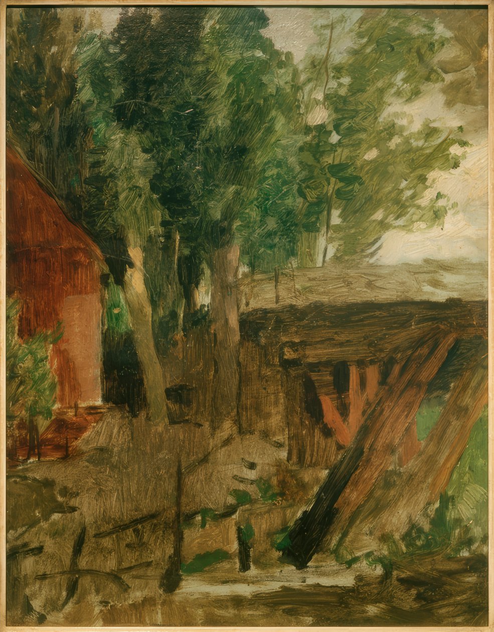 Stary młyn wodny autorstwa Thomas Ludwig Herbst