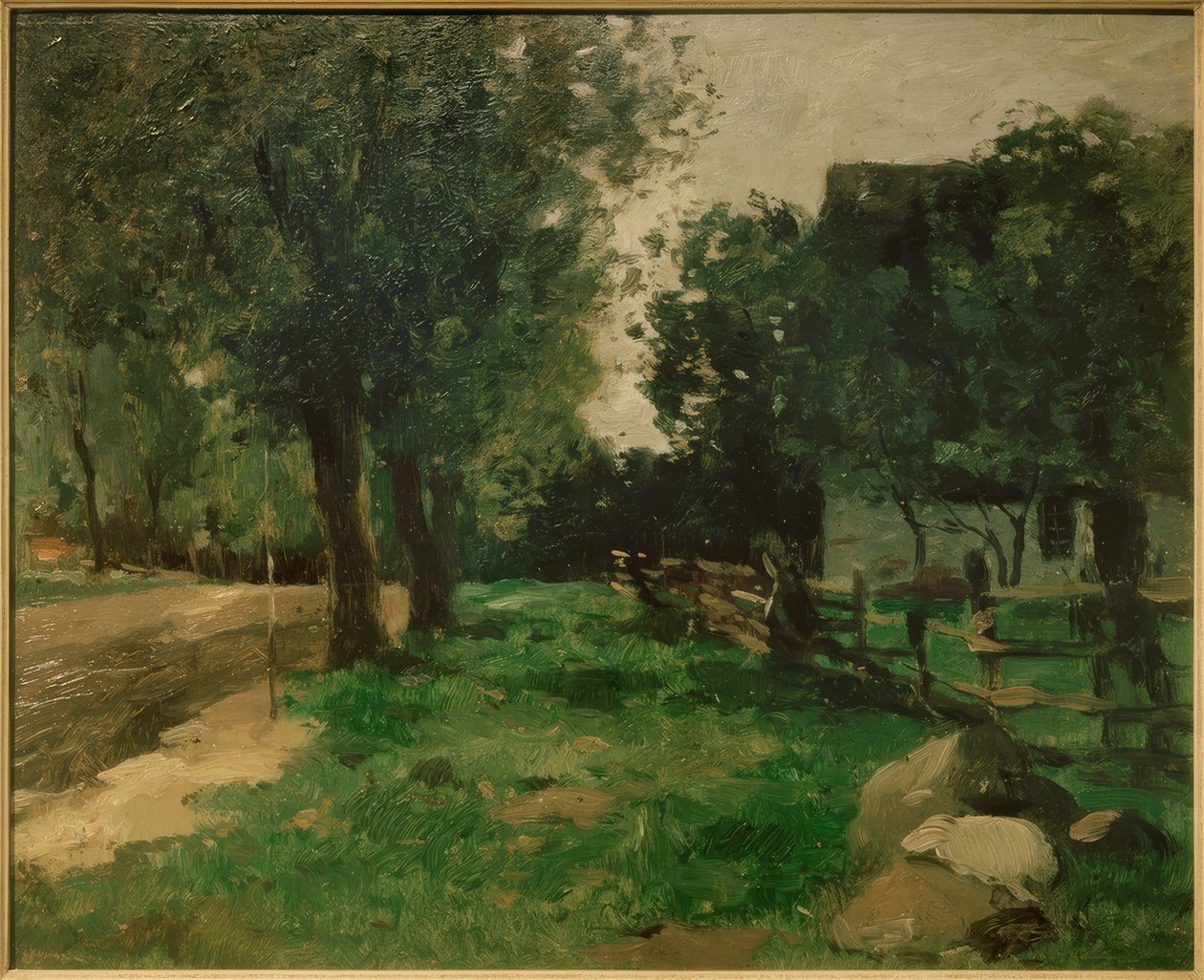 Dorfstraße autorstwa Thomas Ludwig Herbst