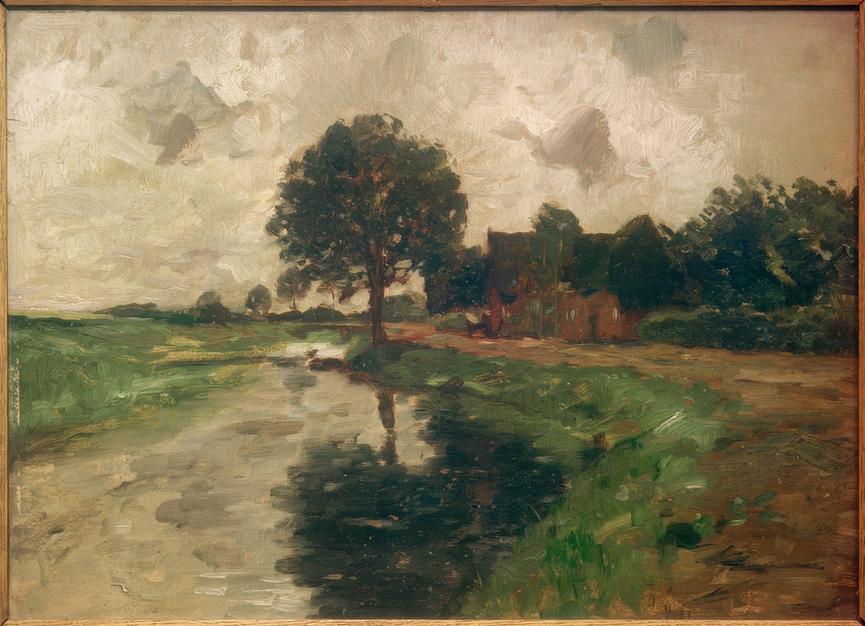 Kanał w Siethwende autorstwa Thomas Ludwig Herbst