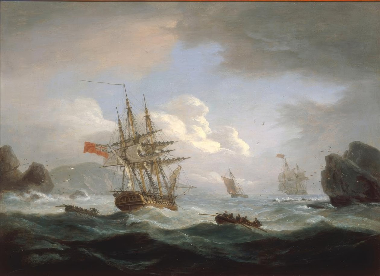 Dźwięk w Plymouth autorstwa Thomas Luny