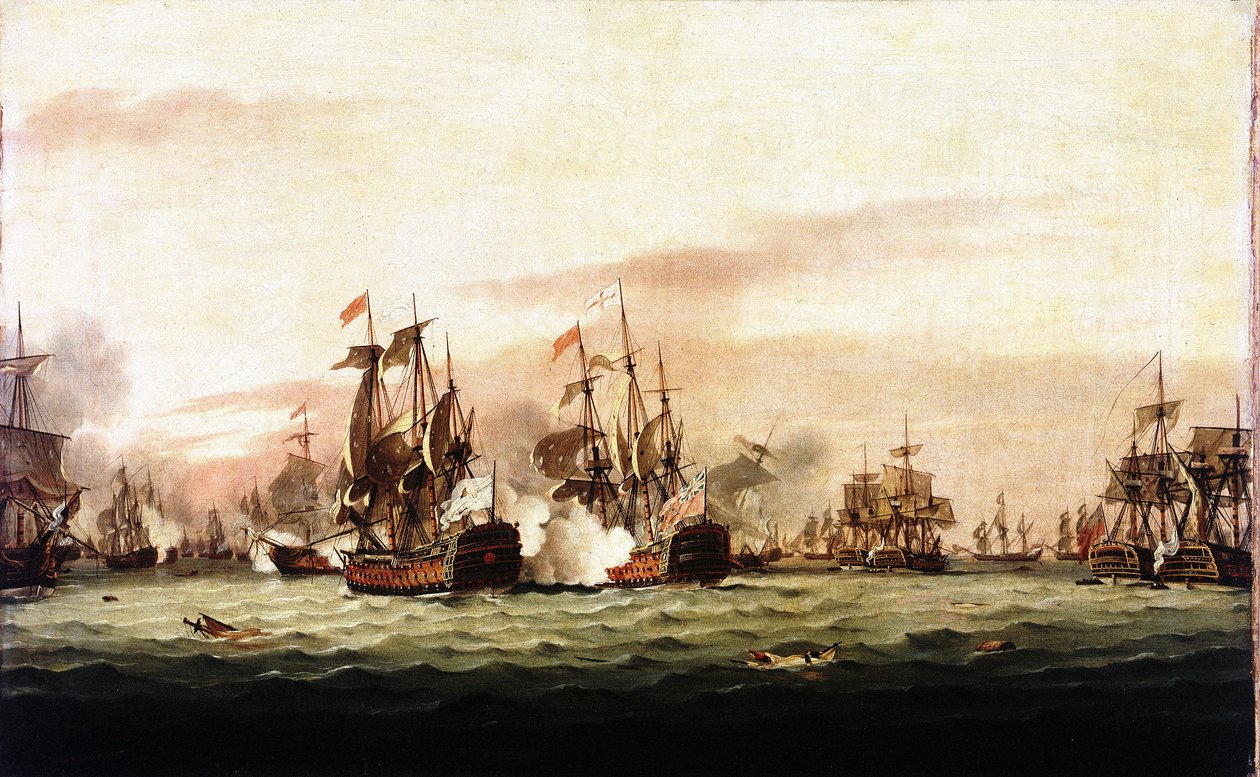 Bitwa świętych autorstwa Thomas Luny