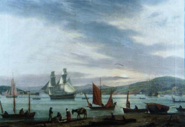 Rozładunek połowu autorstwa Thomas Luny