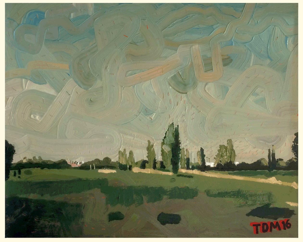 Leyton PitchnPutt (obecnie zarośnięty) autorstwa Thomas MacGregor