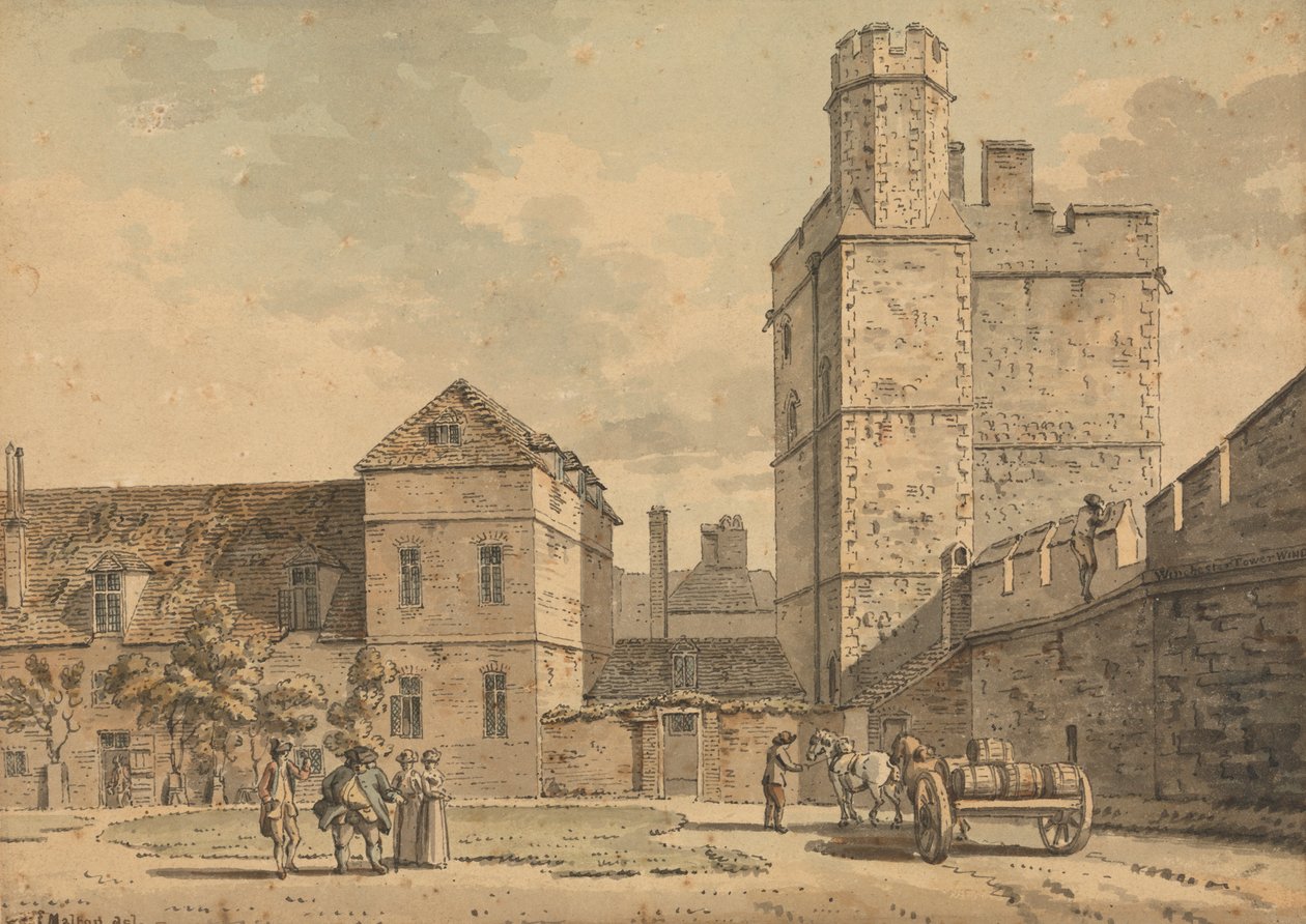 Wieża Winchester, Zamek Windsor autorstwa Thomas Malton