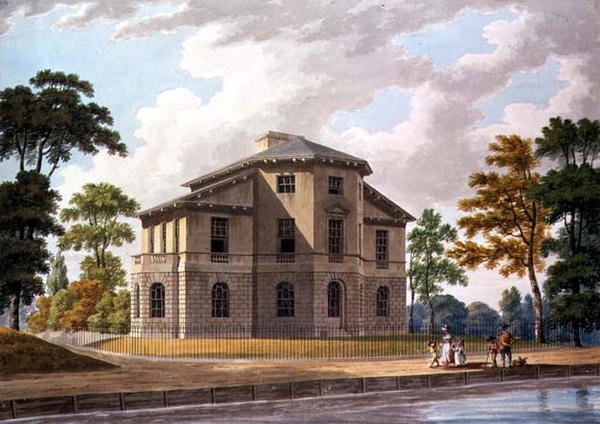 Północno-wschodni widok willi Sir Charlesa Azgilla w Richmond autorstwa Thomas Malton Jnr.