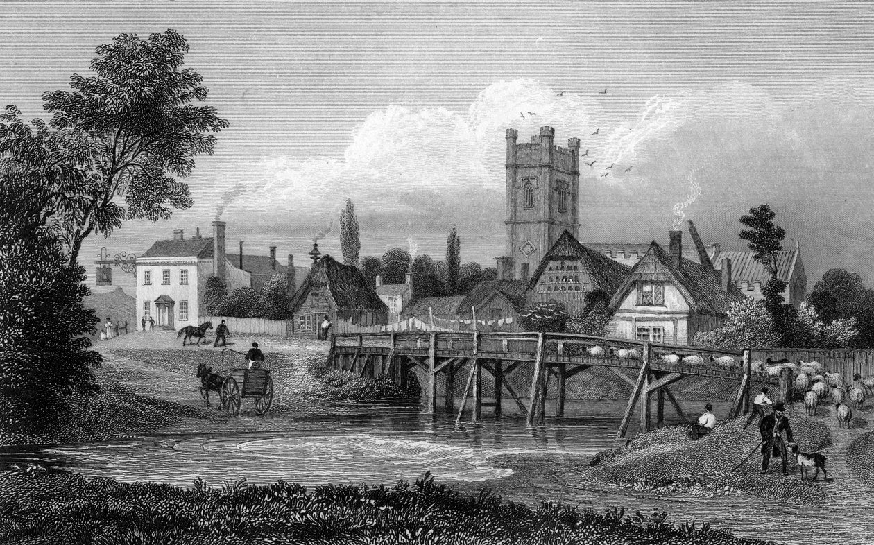 Easton, niedaleko Great Dunmow, Essex, grawerowane przez Henry