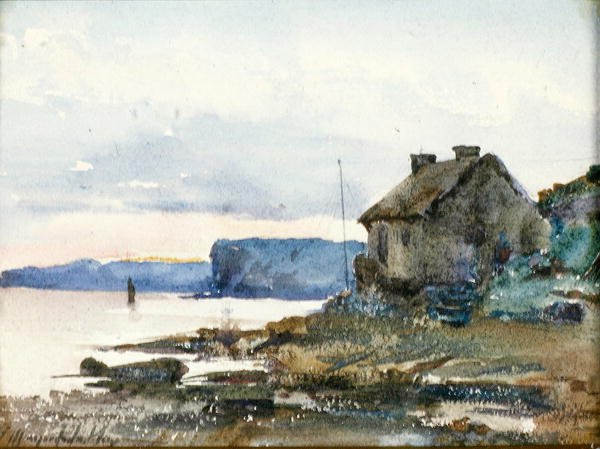 Chatka Rybaka (akwarela na papierze) autorstwa Thomas Marjoribanks Hay