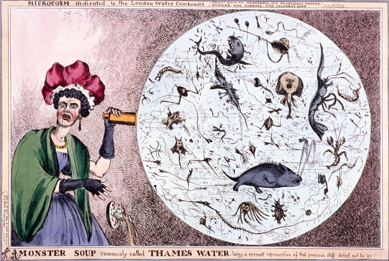 „Zupa potworna potocznie zwana wodą Tamizy...”, 1828 autorstwa Thomas McLean