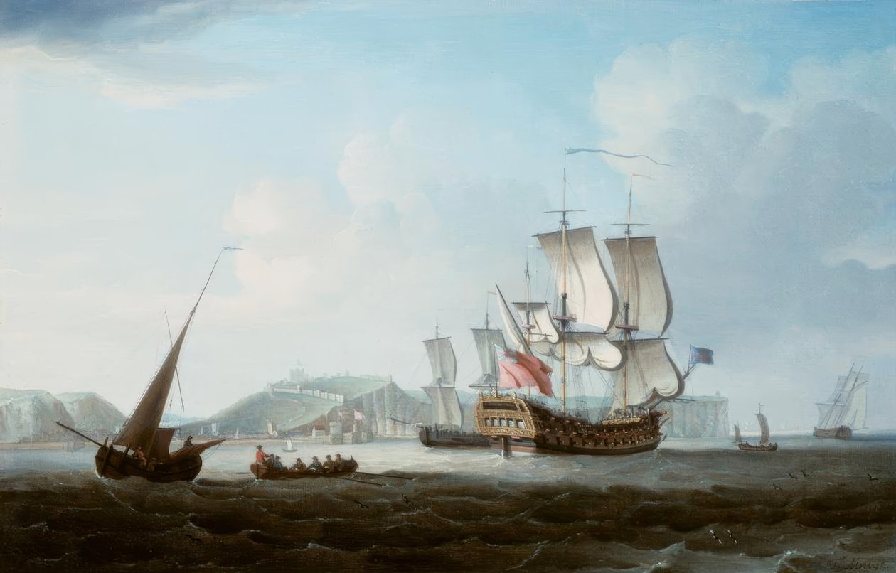Dwupokładowy i inny transport z Dover autorstwa Thomas Mellish