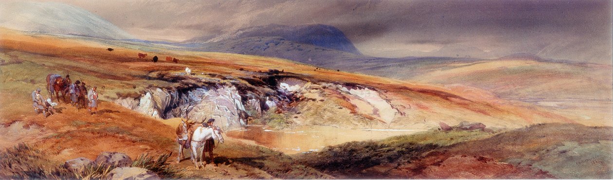 Krajobraz górski (bodycolour) autorstwa Thomas Miles II Richardson