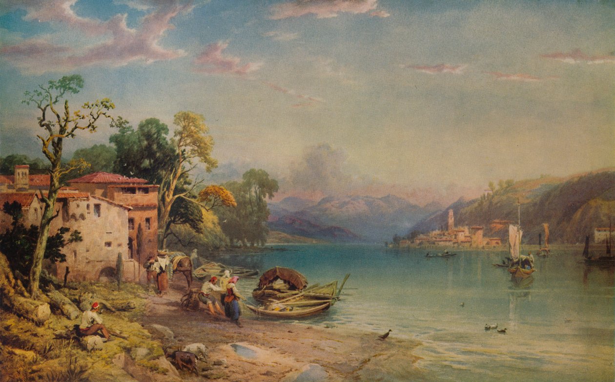 „Patrząc w kierunku Bellagio”, ok. 1845 r. autorstwa Thomas Miles Richardson II
