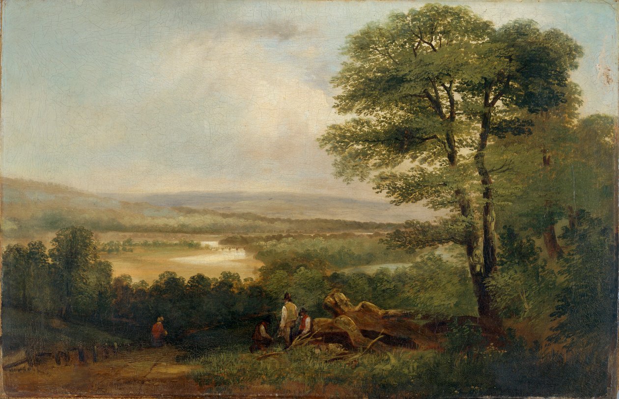 „Krajobraz: widok w Northumberland”, 1804-1848 autorstwa Thomas Miles Richardson I