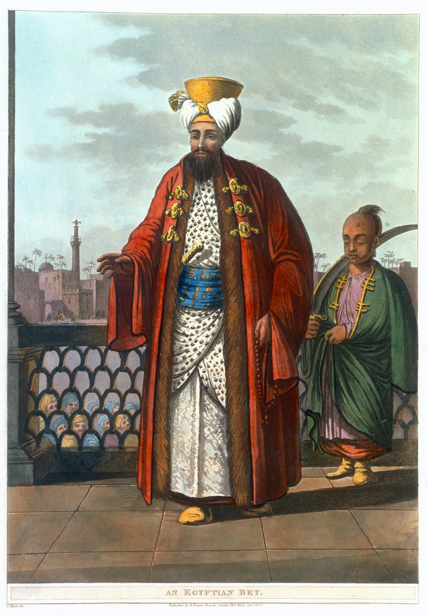 Bej egipski, 1802 autorstwa Thomas Milton