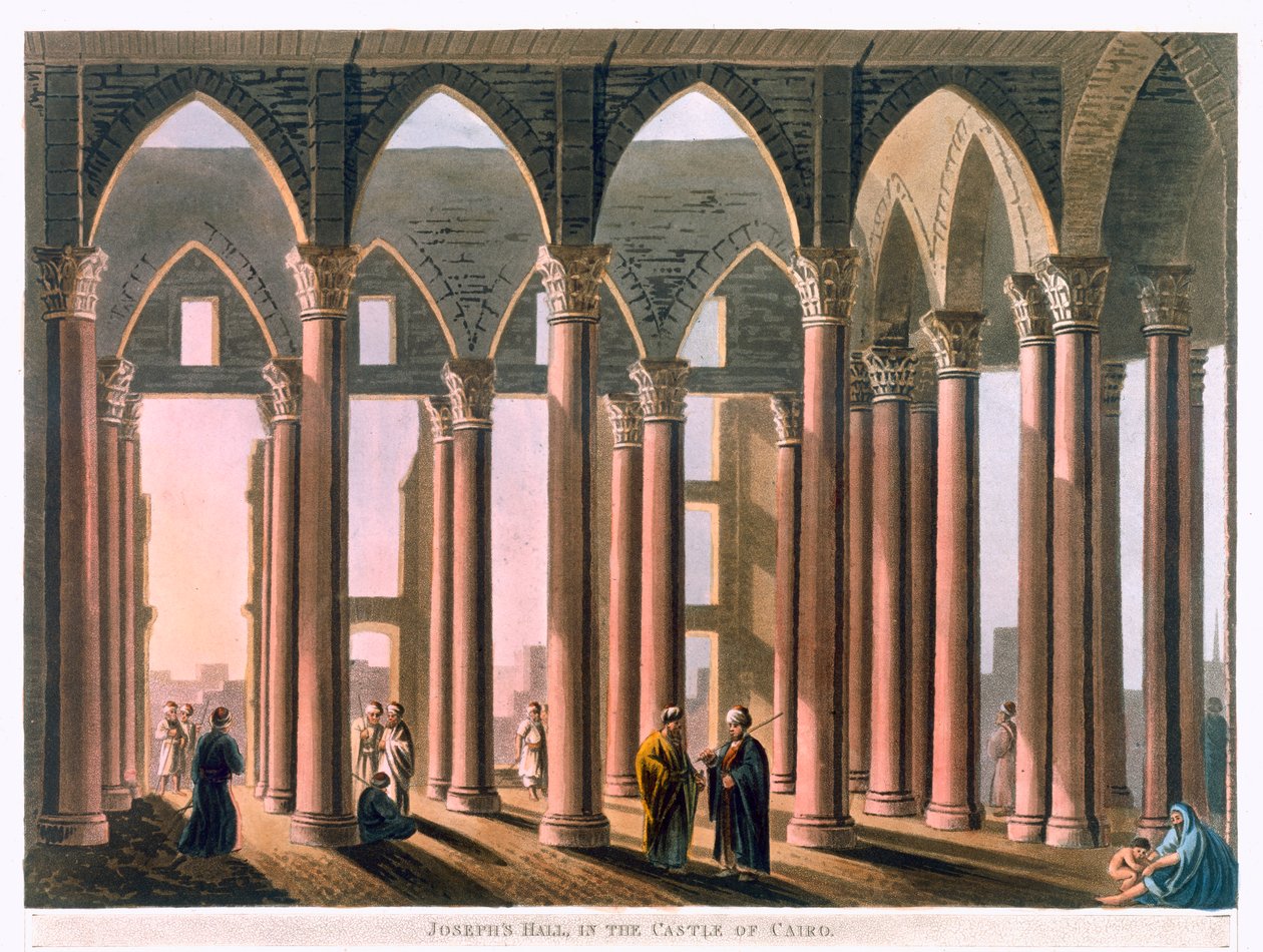 Sala Józefa w Cytadeli Kairskiej, Egipt, 1802 autorstwa Thomas Milton