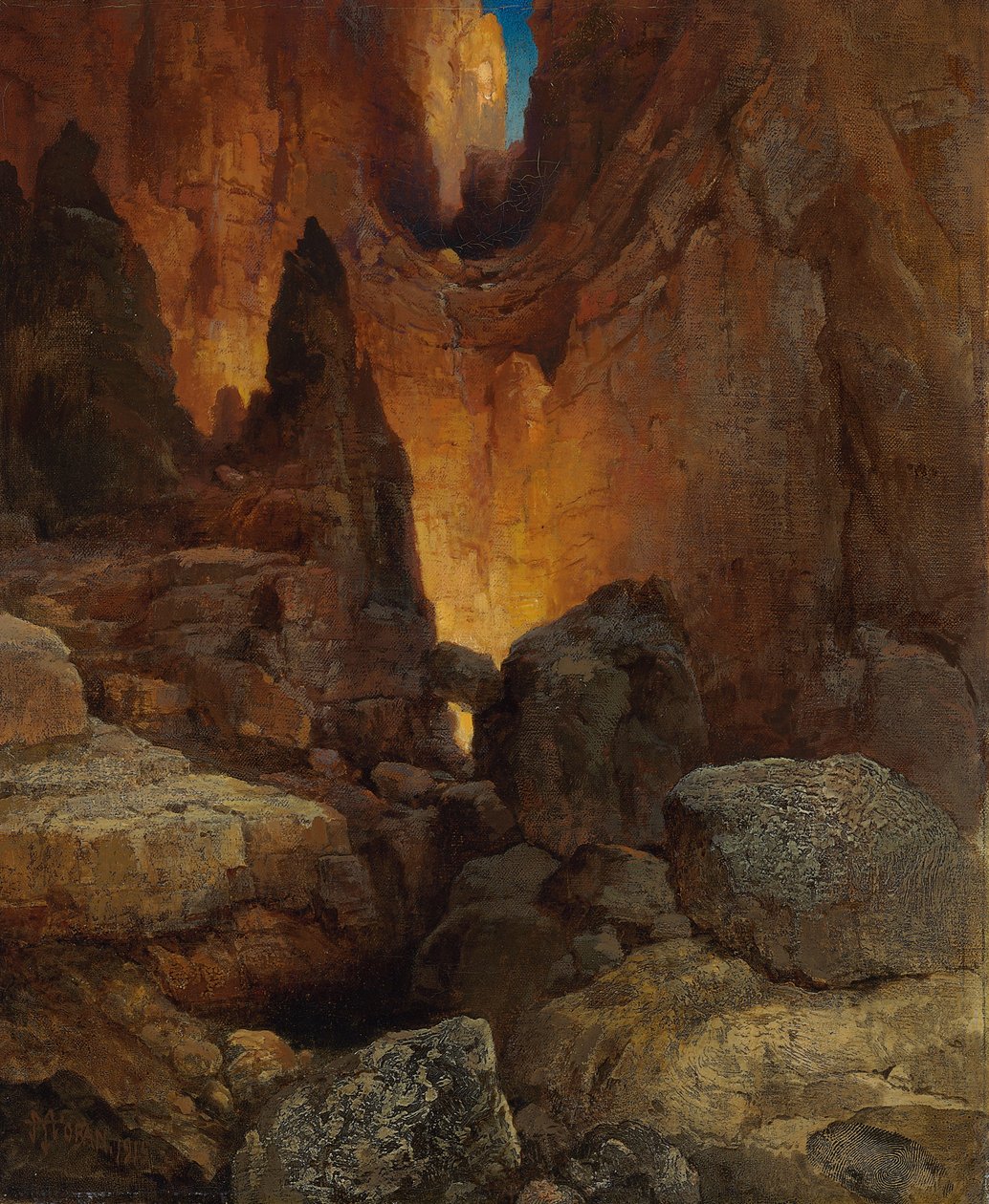 Boczny Kanion, Wielki Kanion Arizony, 1915 autorstwa Thomas Moran
