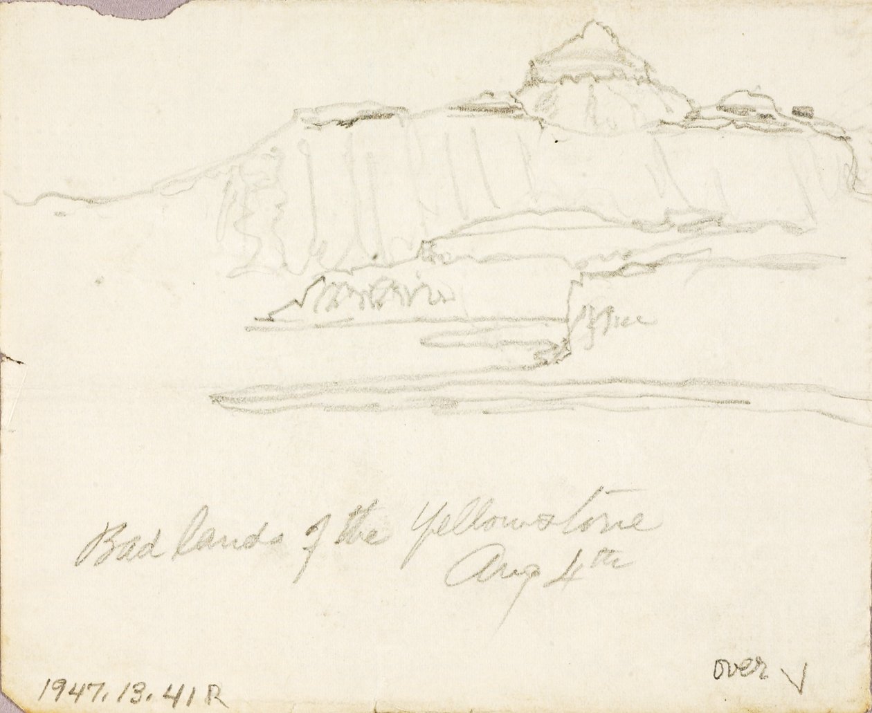 Złe ziemie Yellowstone autorstwa Thomas Moran