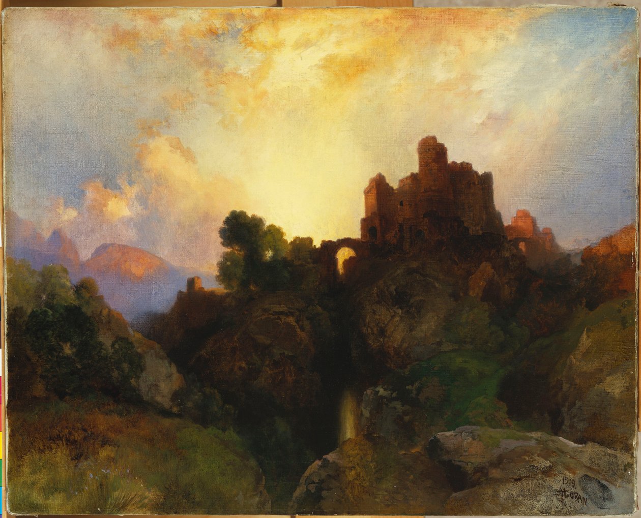 Kaledonia, Stern and Wild, 1919 autorstwa Thomas Moran