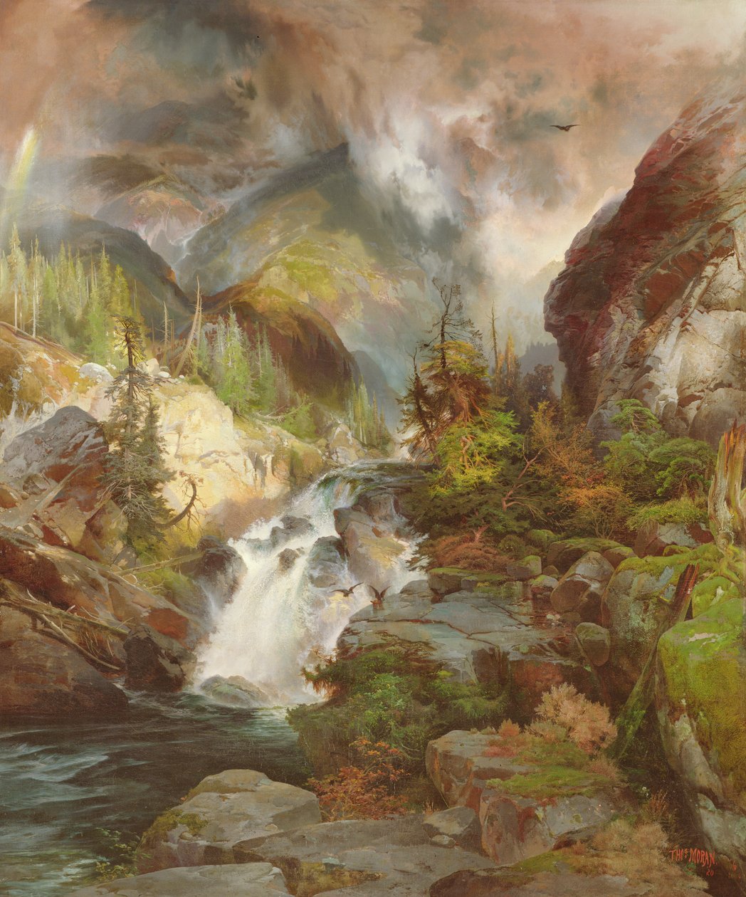 Dzieci Góry, 1867 autorstwa Thomas Moran