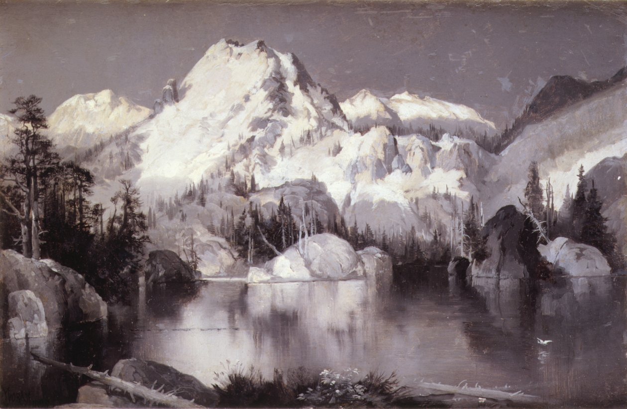 Kryształowe Jezioro autorstwa Thomas Moran