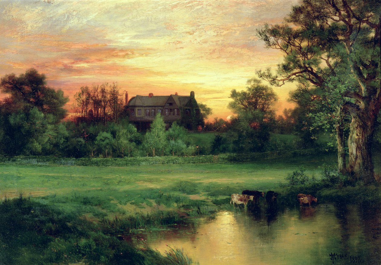 Easthampton, Long Island, 1897 autorstwa Thomas Moran