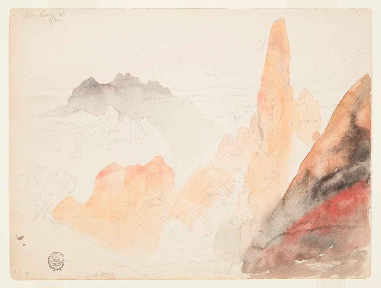 Glen Eyrie, Kolorado autorstwa Thomas Moran