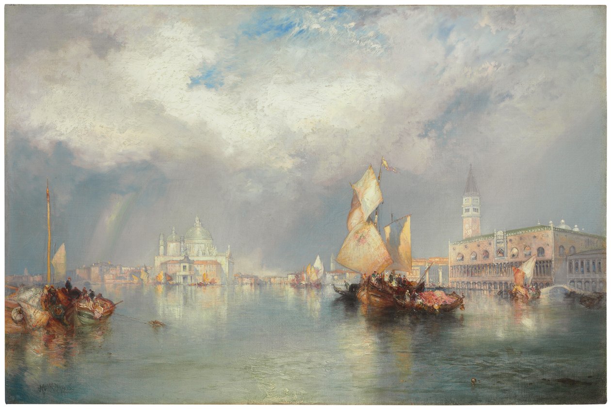 Canal Grande, Wenecja, 1905 autorstwa Thomas Moran