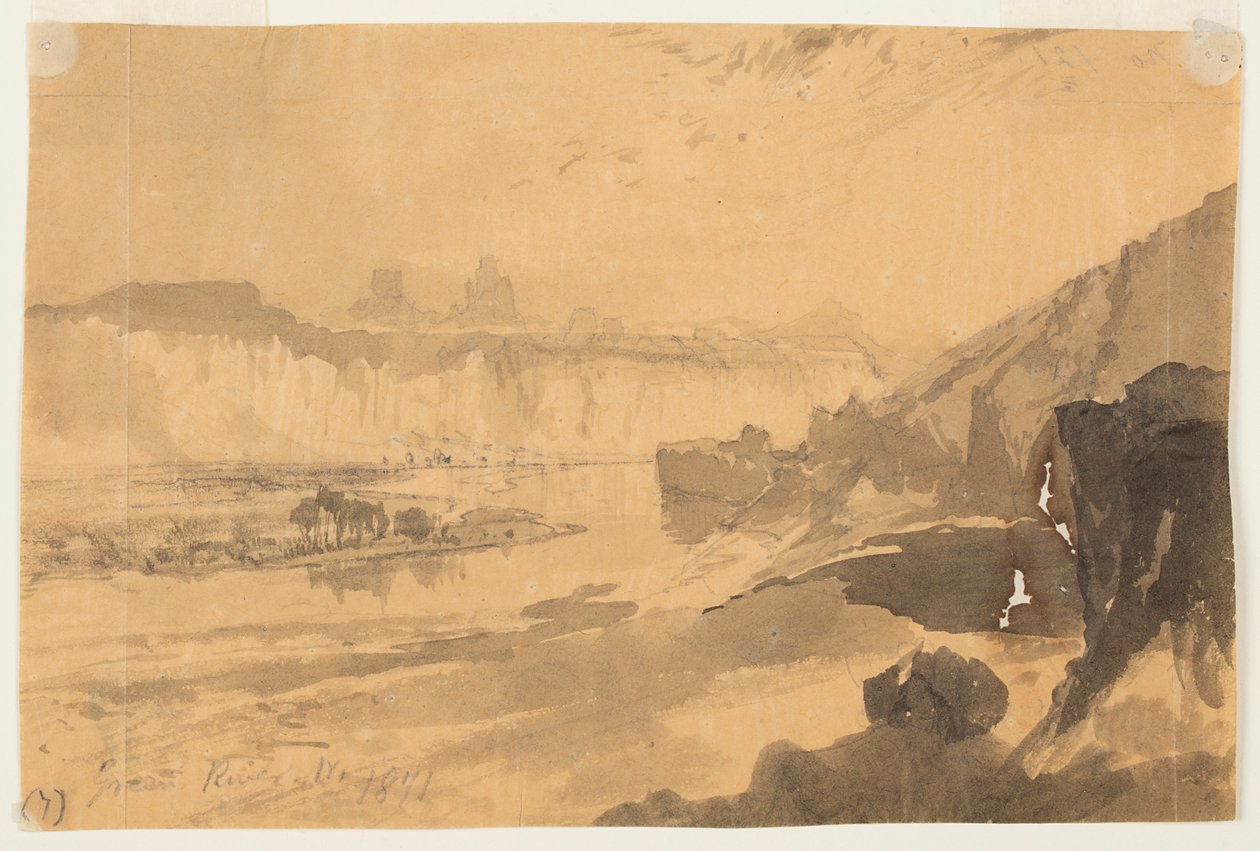 Green River, Wyoming autorstwa Thomas Moran