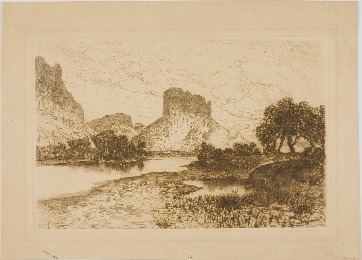 Green River, Terytorium Wyoming autorstwa Thomas Moran