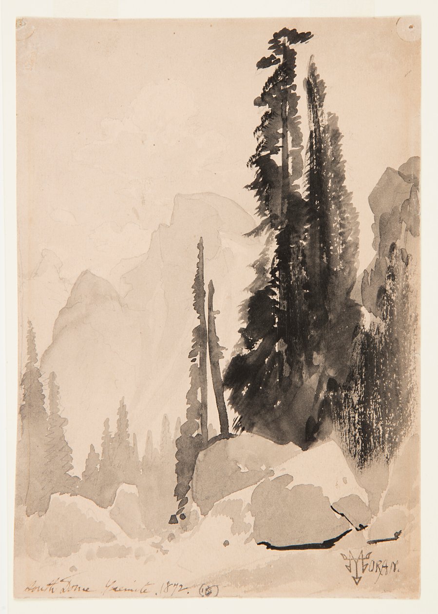 Półkopuła, Yosemite autorstwa Thomas Moran