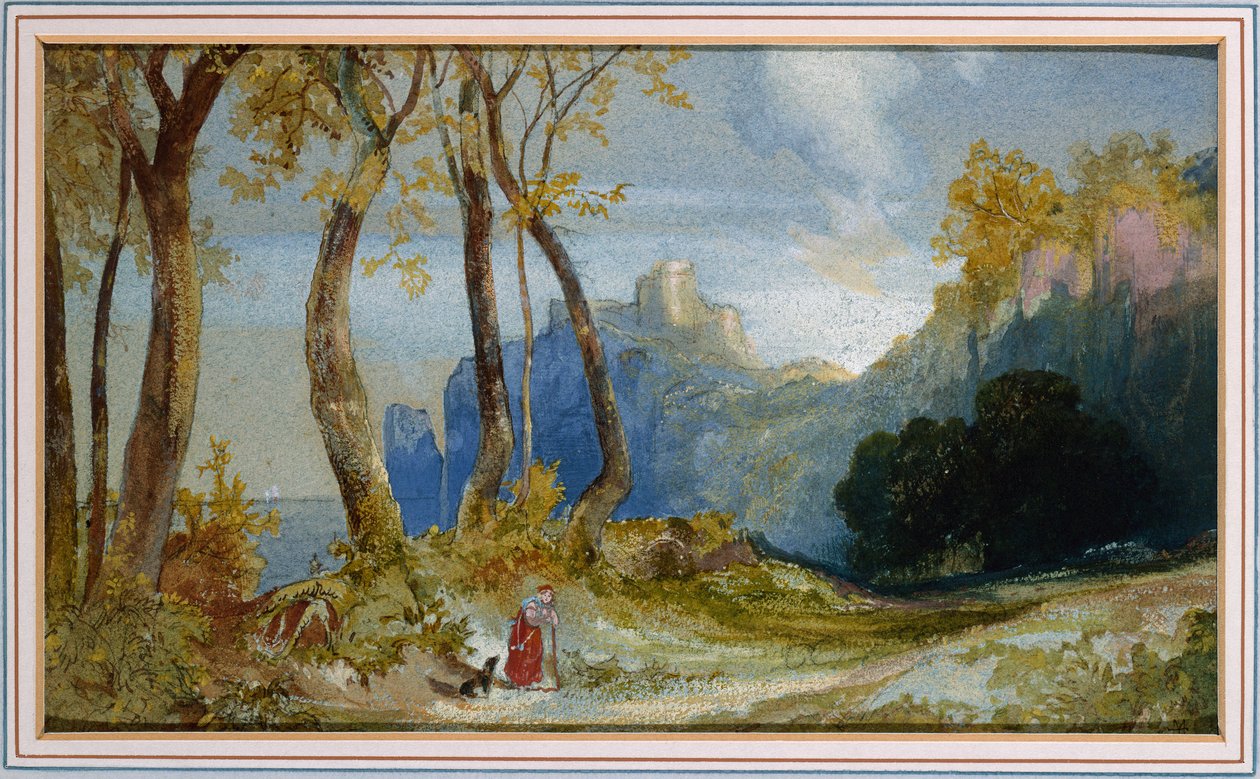 Na wzgórzach autorstwa Thomas Moran