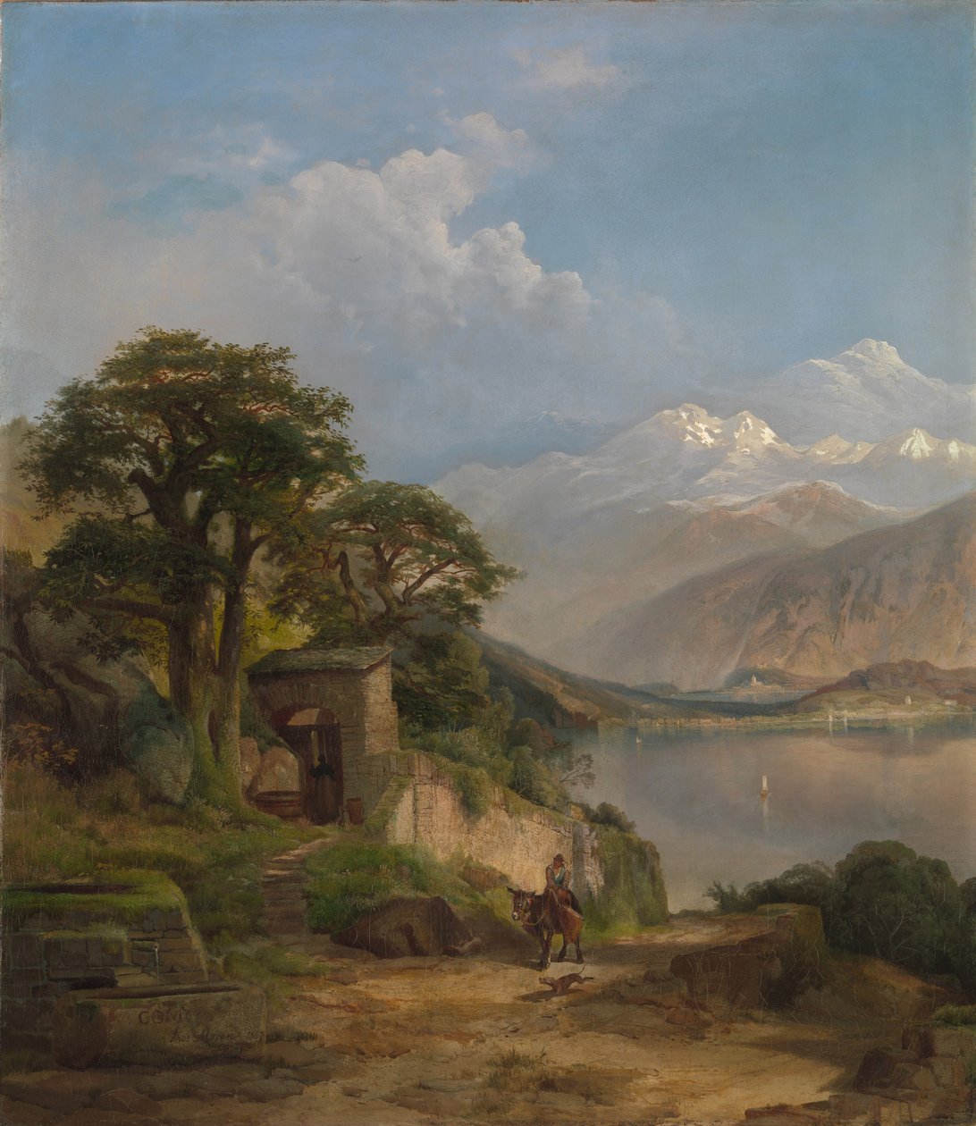 Jezioro Como, 1867 autorstwa Thomas Moran